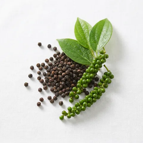 Black peppercorns