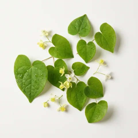Epimedium (horny goat weed) leaves